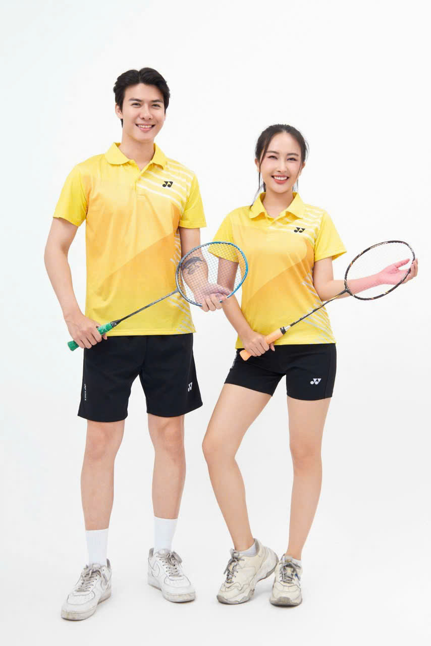 Áo Cầu Lông + Pickle Ball Cổ Bẻ Mẫu 13