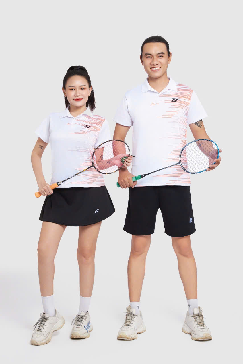 Áo Cầu Lông + Pickle Ball Cổ Bẻ Mẫu 37