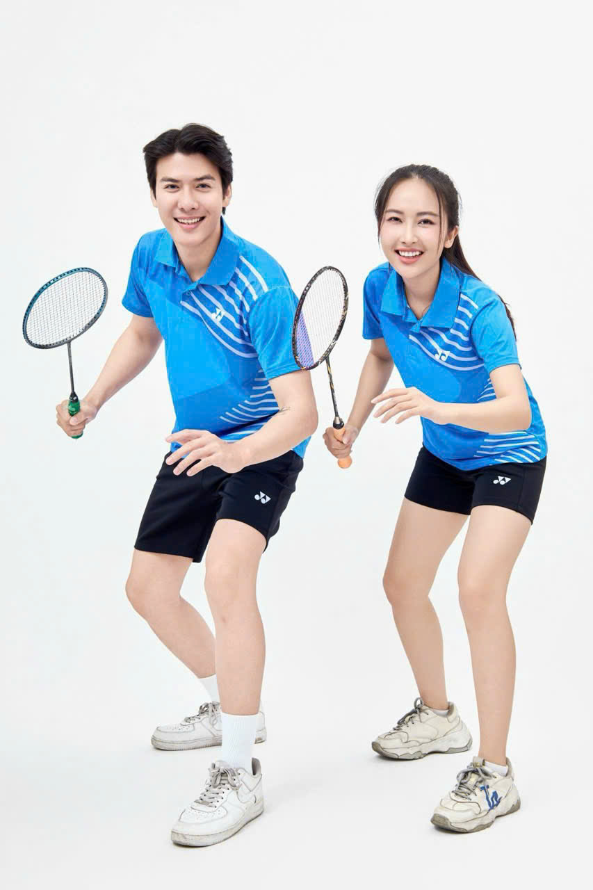 Áo Cầu Lông + Pickle Ball Cổ Bẻ Mẫu 47