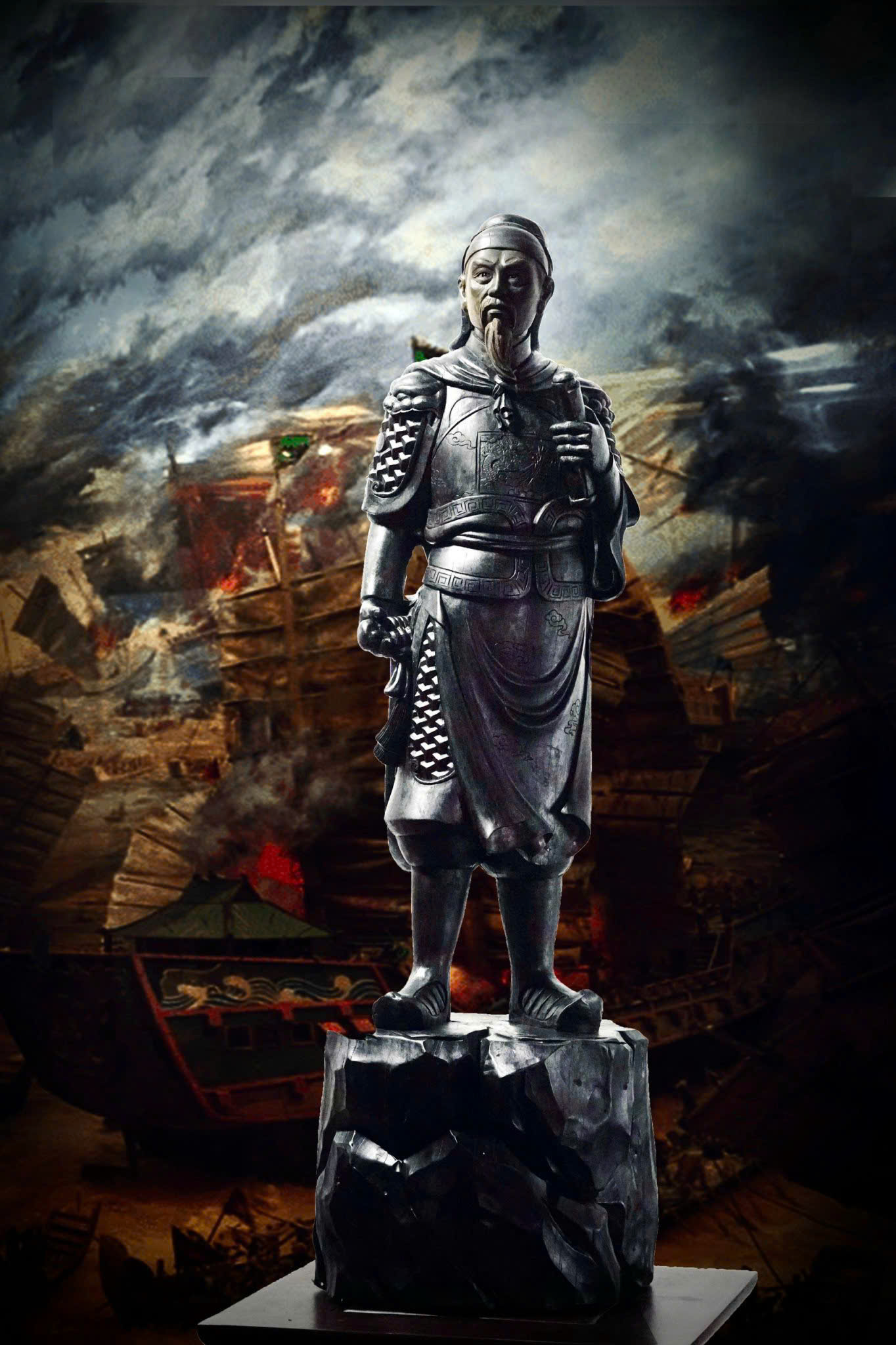 Tượng Trần Quốc Tuấn - Biểu tượng của lòng yêu nước và tinh thần bất khuất