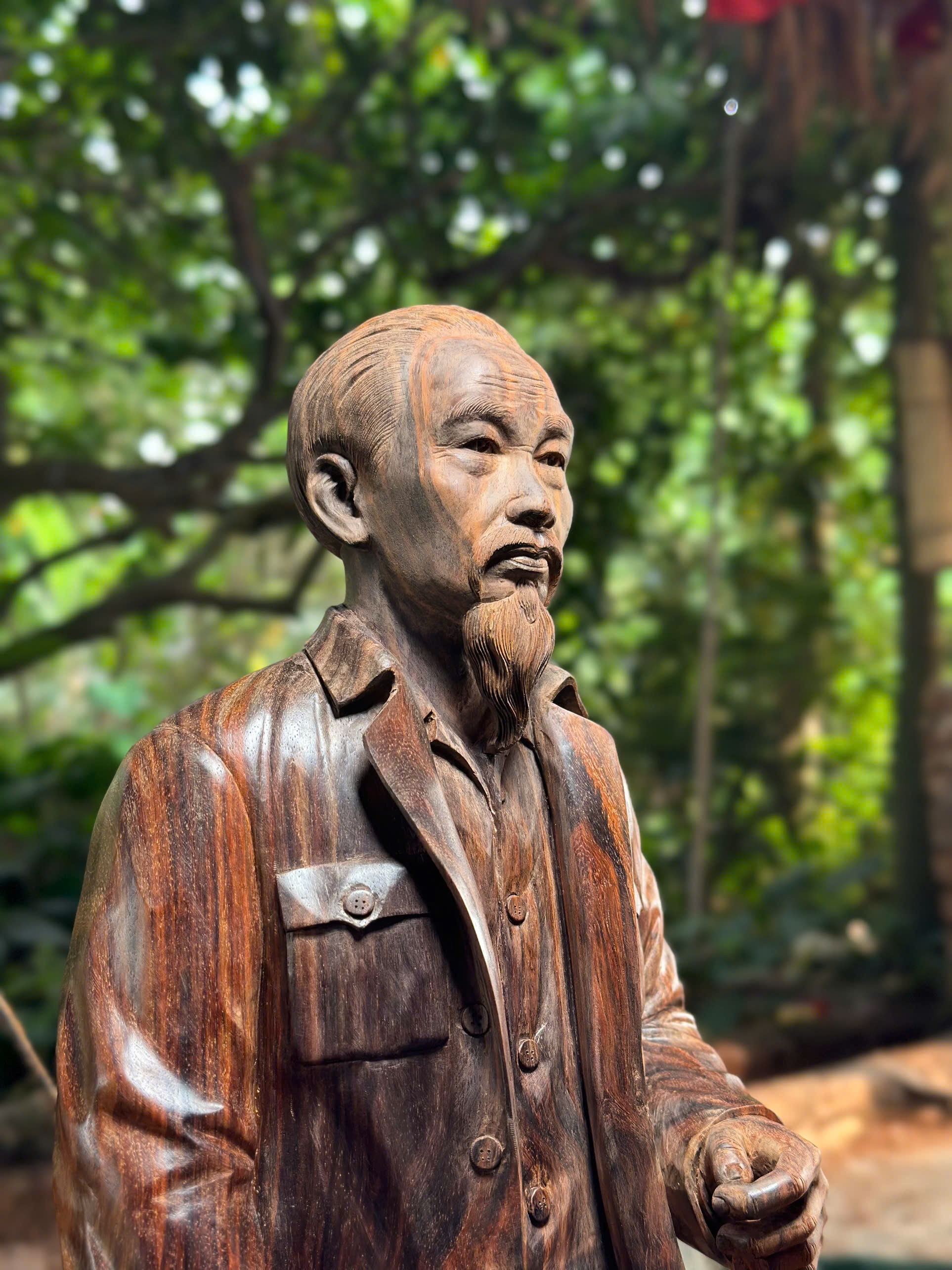 Tượng Bác Hồ Về Thăm Quê