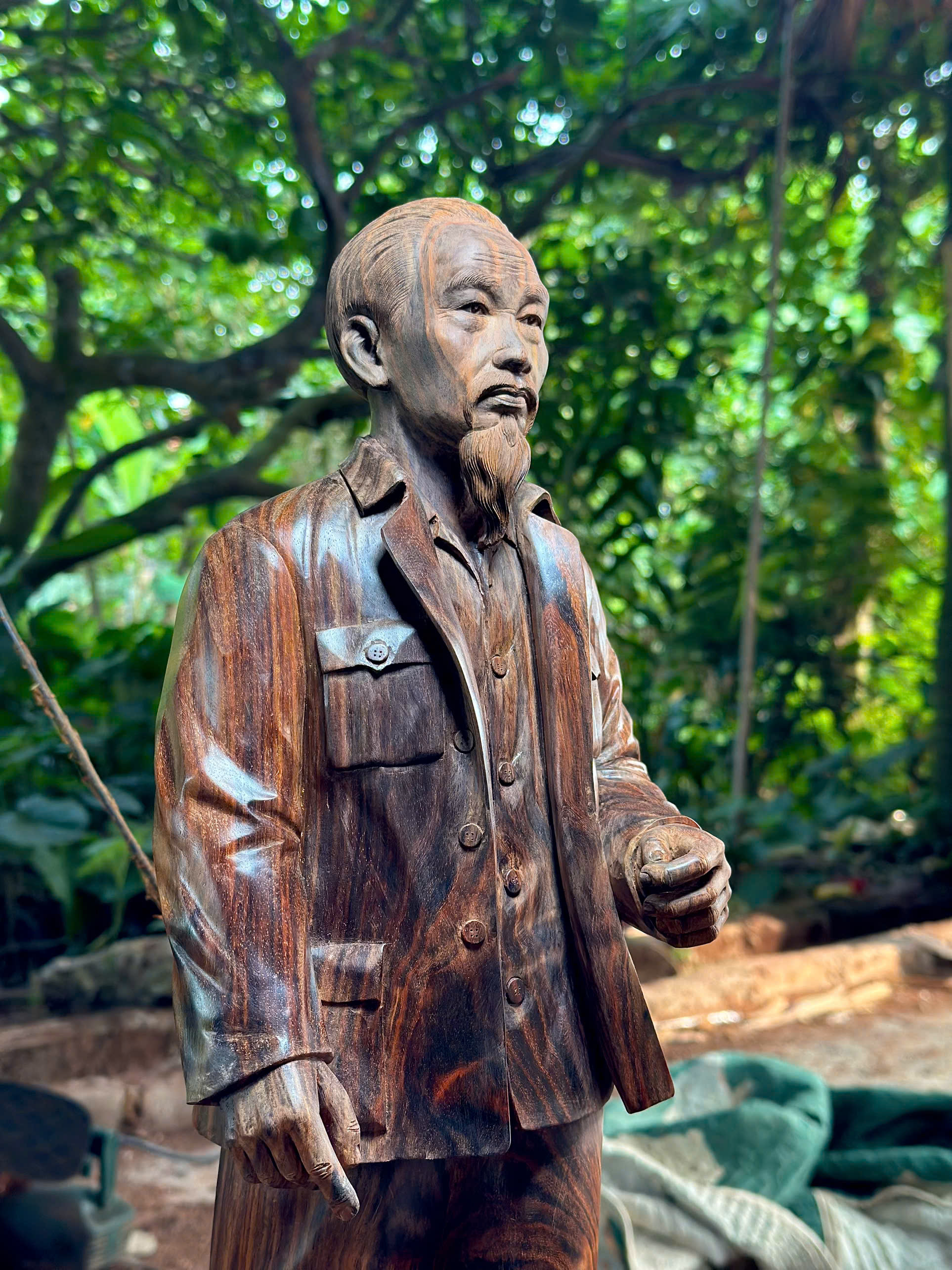 Tượng Bác Hồ Về Thăm Quê