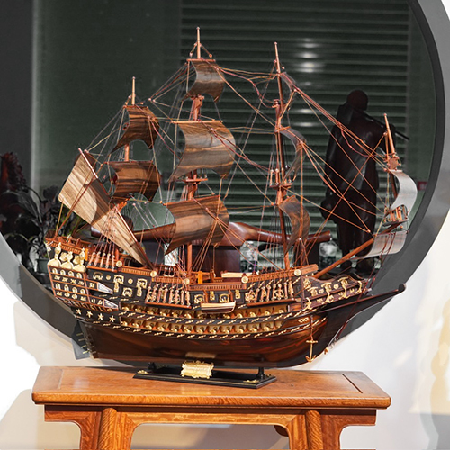 Thuyền Buồm Gỗ Mỹ Nghệ