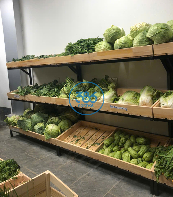 Kệ rau củ quả 3 tầng