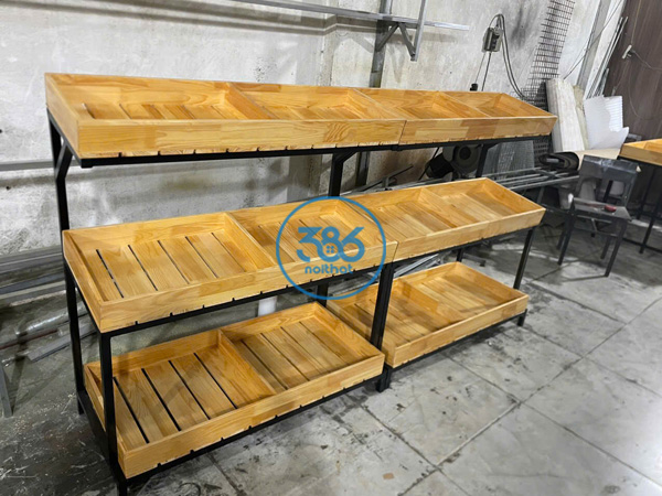 Kệ rau củ quả 3 tầng