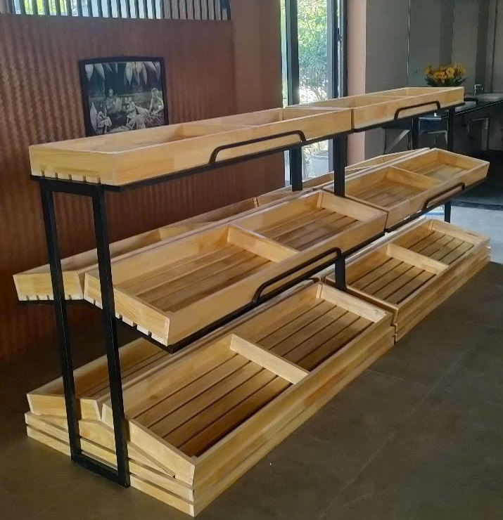 Kệ đôi bày hoa quả