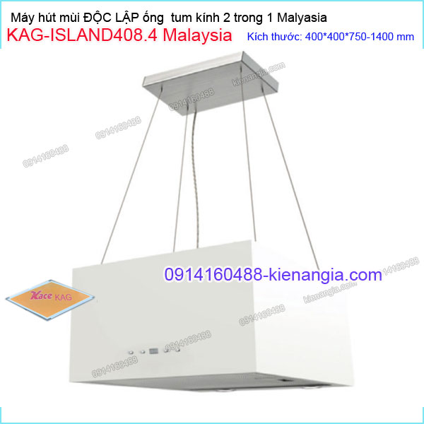Máy hút khử mùi ĐỘC LẬP 40cm CAPRI KAG-ISLAND408.4 Malaysia