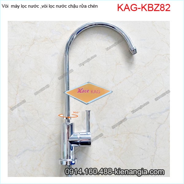Vòi máy lọc nước.vòi lọc nước chậu rửa chrome bóng KAG-KBZ82