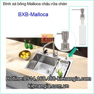 Bình xà bông chậu rửa chén BXB-Malloca