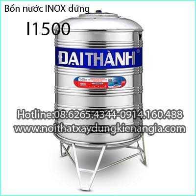Bồn nước đứng INOX ĐẠI THÀNH I1500