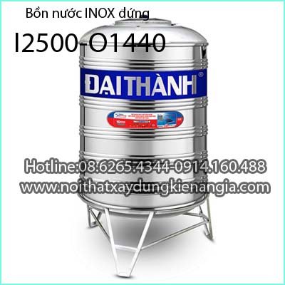 Bồn nước đứng INOX ĐẠI THÀNH I2500-O1440