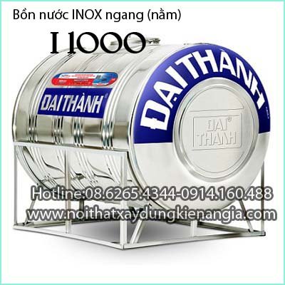 Bồn nước INOX ngang Đại Thành I1000