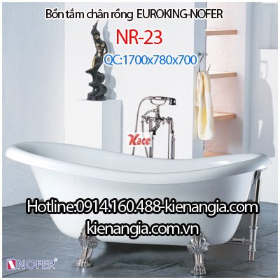 Bồn tắm chân rồng Nofer NR-23