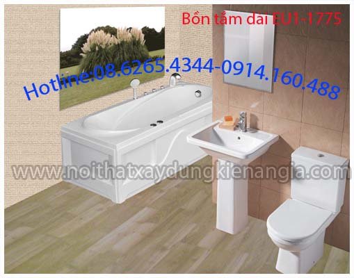 Bồn tắm dài chân yếm  Acrylic EUROCA EU1-1775