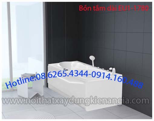 Bồn tắm dài chân yếm Acrylic EUROCA EU1-1780