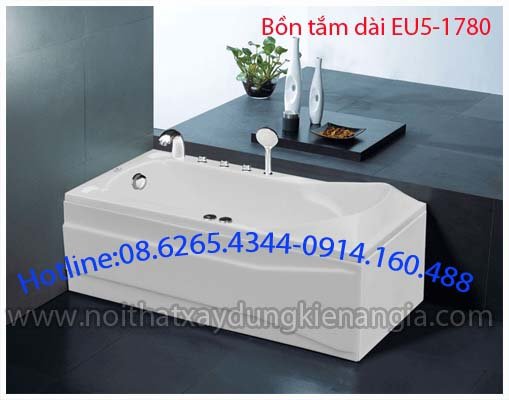 Bồn tắm dài chân yếm Acrylic EUROCA EU5-1780