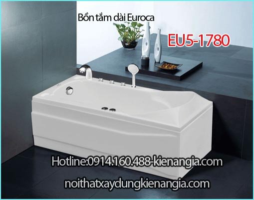 Bồn tắm dài chân yếm Crystal EUROCA EU5-1780