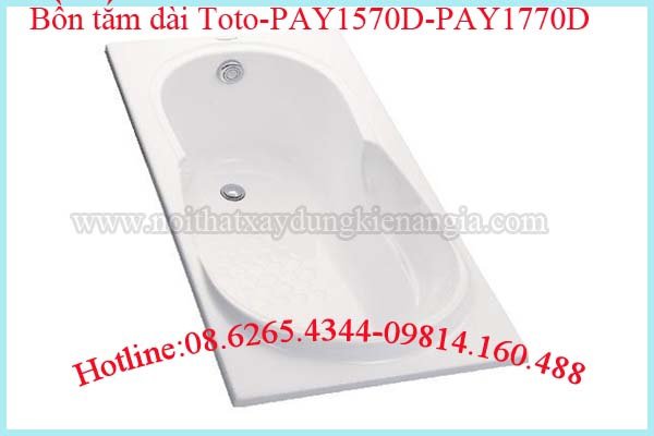 Bồn tắm dài TOTO-bồn xây PAY1570D