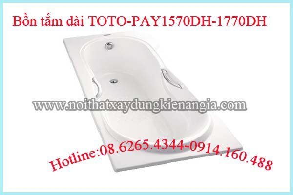 Bồn tắm dài TOTO bồn xây PAY1770DH