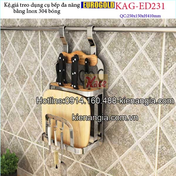 Giá treo ,kệ giắt dao thớt đa năng EUROGOLD KAG-ED231