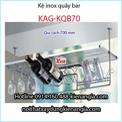 Kệ rượu quầy bar KAG-KQB70