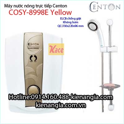 Máy nước nóng trực tiếp không bơm Centon COSY KAG-8998E Yellow