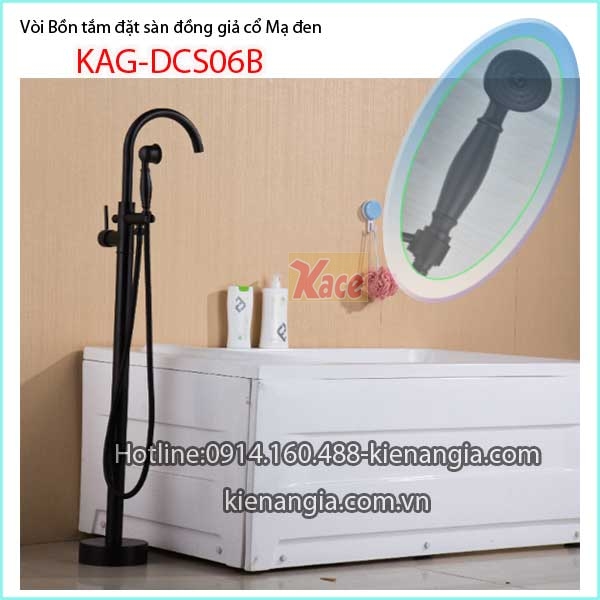 Sen bồn tắm đặt sàn đồng giả cổ  KAG-DSC06B