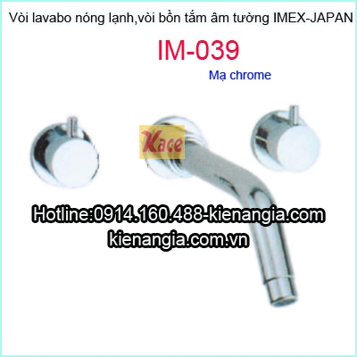 Vòi lavabo âm tườngvòi bồn tắm nóng lạnh IMEX-IM039