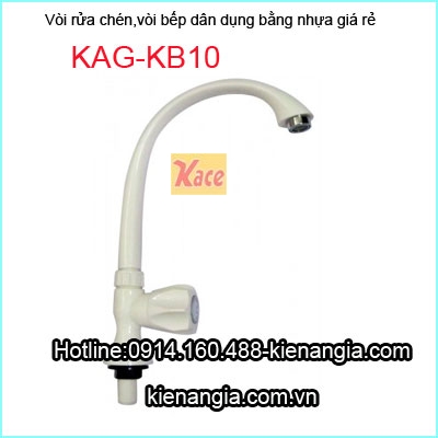 Vòi rửa chén bằng nhựa giá rẻ KAG-KB10