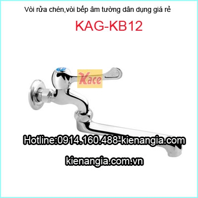 Vòi rửa chén giá rẻ âm tườngvòi bồn tắm KAG-KB12