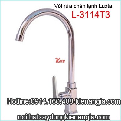 Vòi rửa chén lạnh,vòi bếp Luxta L3114T3