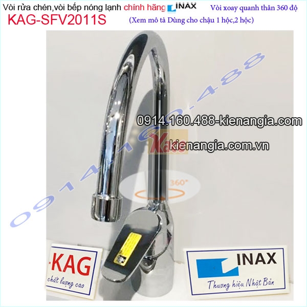 Vòi rửa chén nóng lạnh INAX SFV-2011S