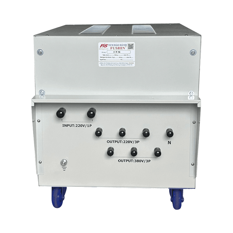 Biến áp 1 pha ra 3 pha 380V - 10HP FUSHIN