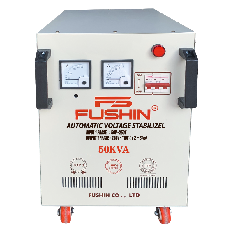 Ổn áp 1 Pha 50KVA điện áp dải 50V~250V