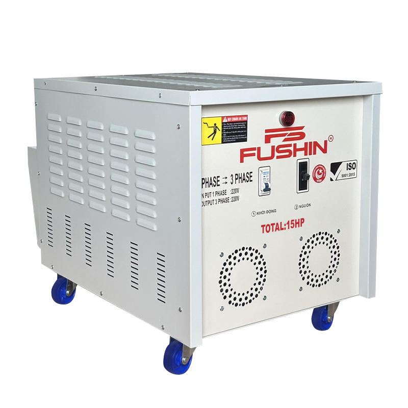 Biến áp 1 pha ra 3pha 220V - 15HP Fushin