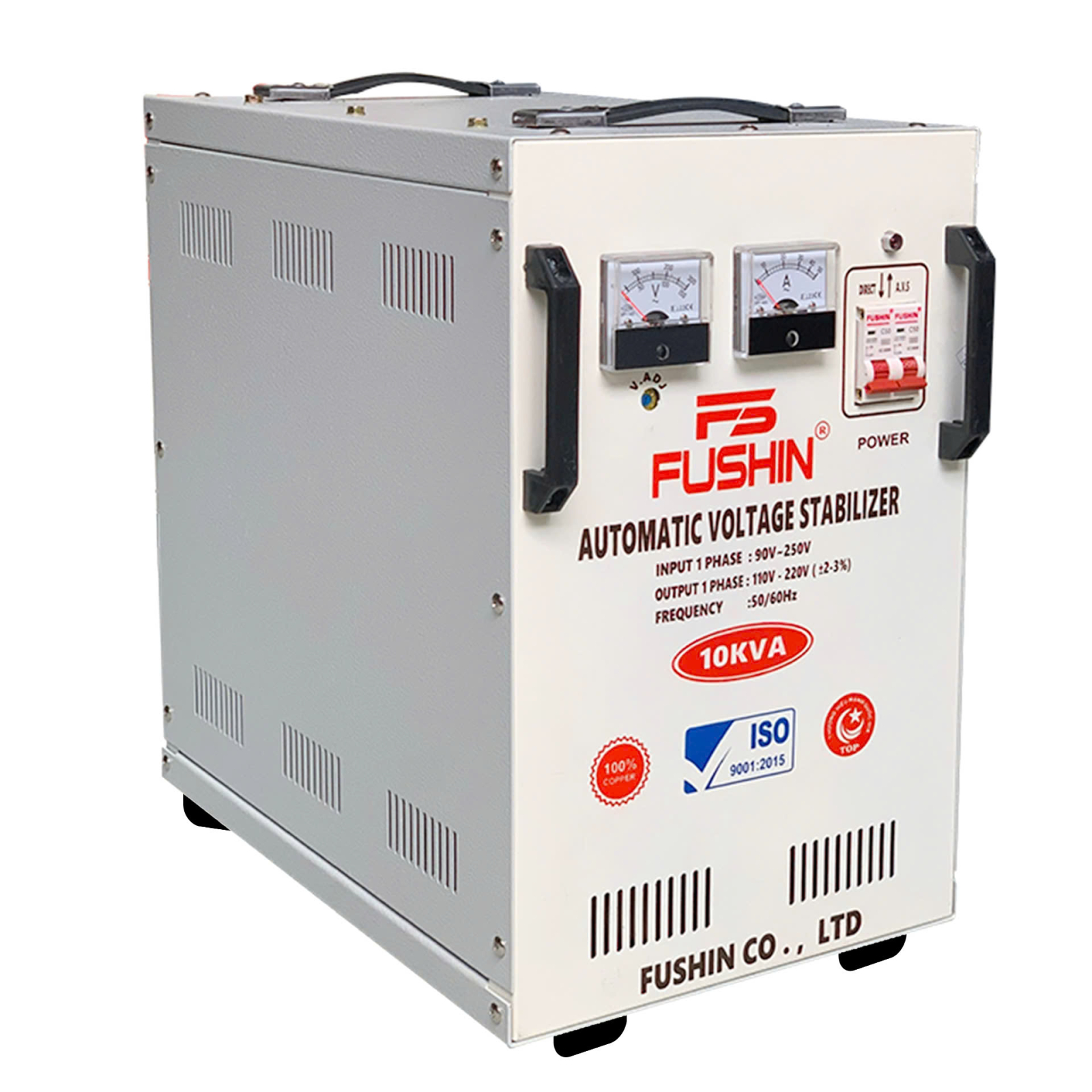 Ổn áp 1 Pha 10KVA điện áp dải 90V~250V