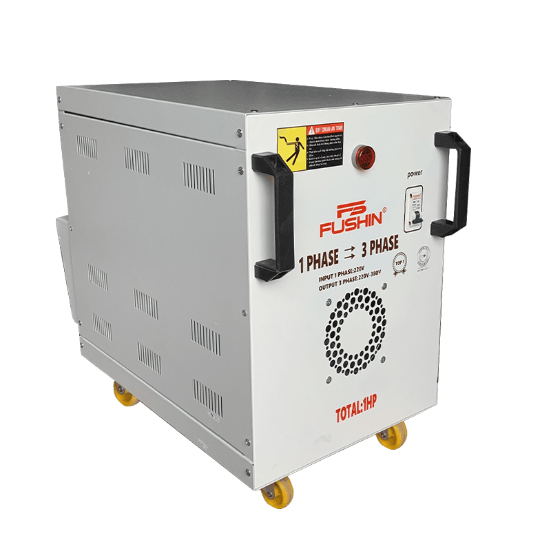 Biến áp 1 pha ra 3 pha 380V - 1HP FUSHIN