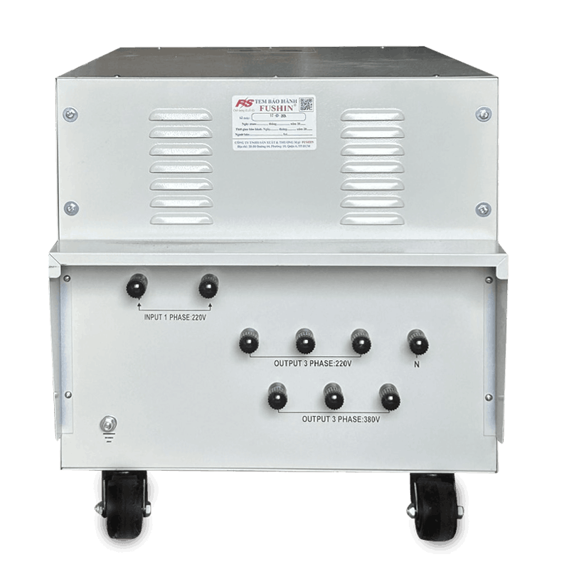 Biến áp 1 pha ra 3 pha 380V - 25HP FUSHIN
