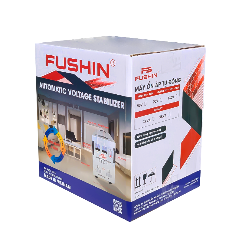 Ổn áp 1 Pha 5KVA - Dải 130V~250V
