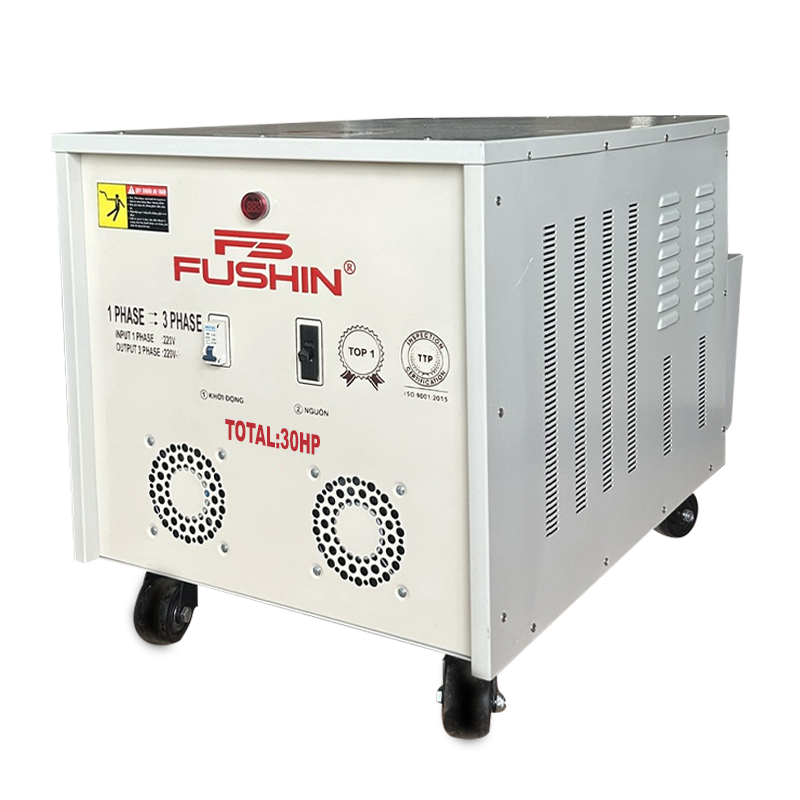 Biến áp 1 pha ra 3pha 220V - 30HP FUSHIN