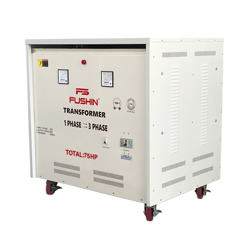 Biến áp 1 pha ra 3pha 220V - 75HP FUSHIN