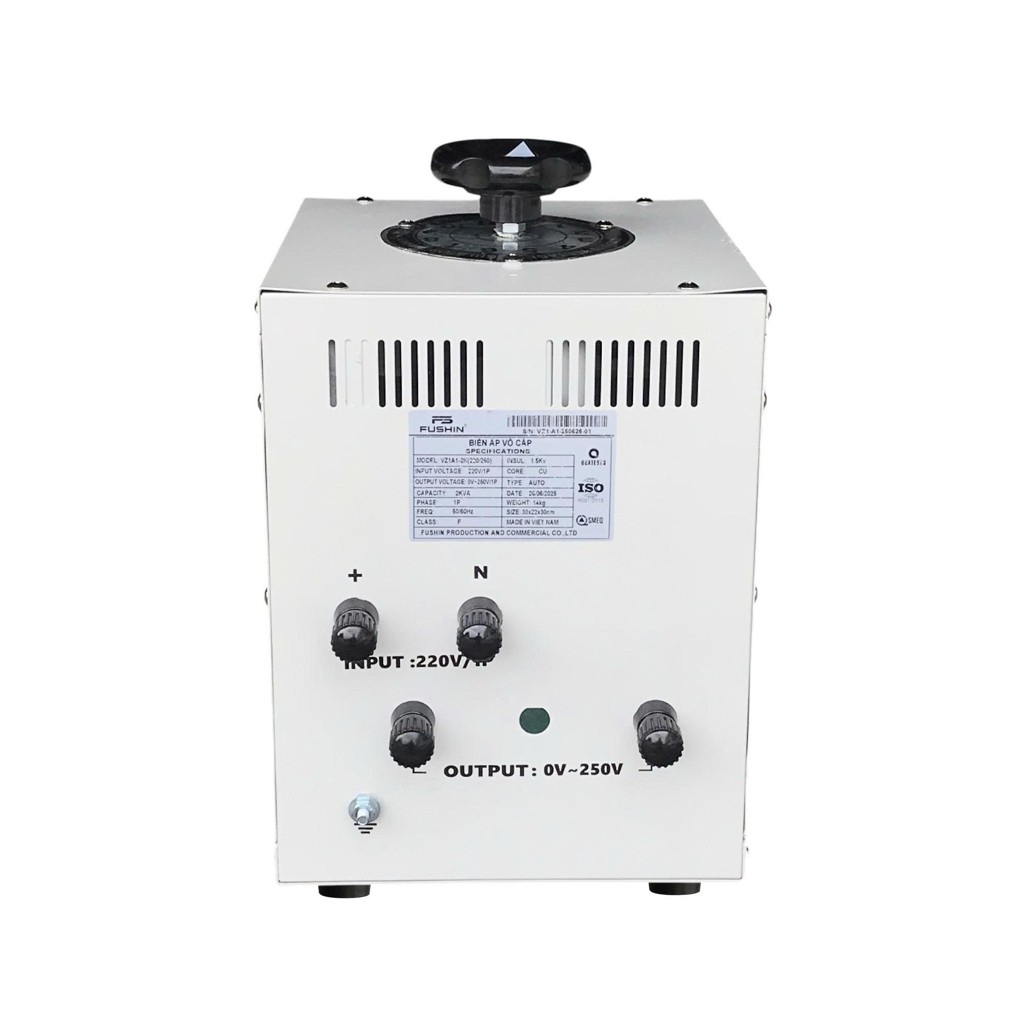 Biến Áp Vô Cấp 1 Pha 2KVA