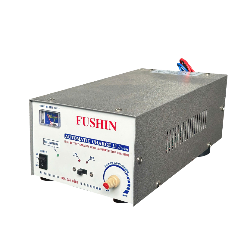 Sạc Tự Động 15A (12-24V) - Dây Đồng