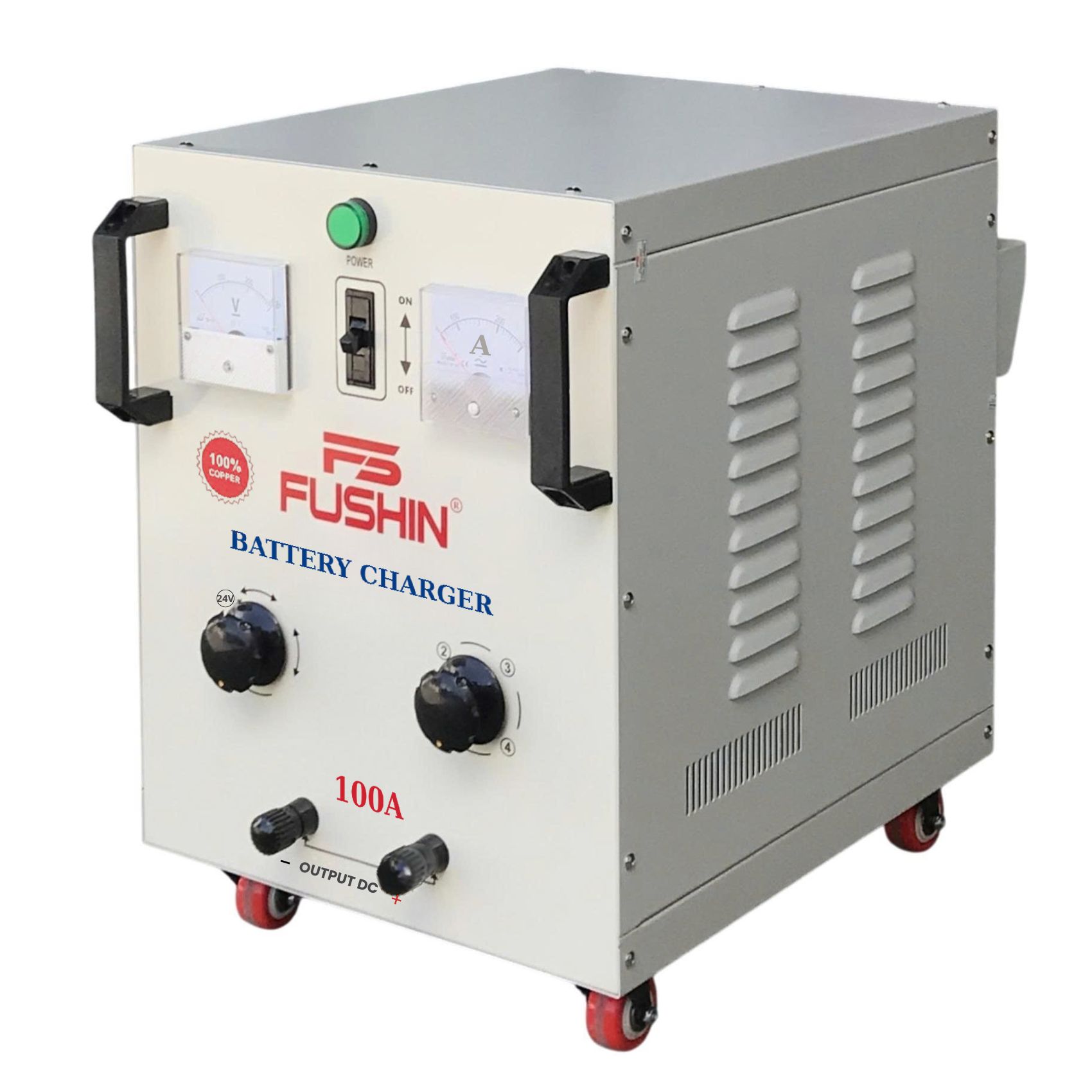 Sạc Tăng Giảm 100A (12-24V) - Dây Đồng
