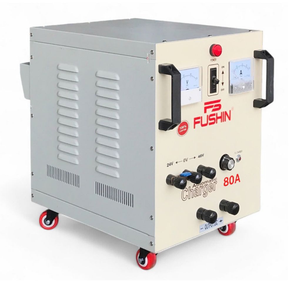 Sạc Tự Động 80A (24-48V) - Dây Đồng