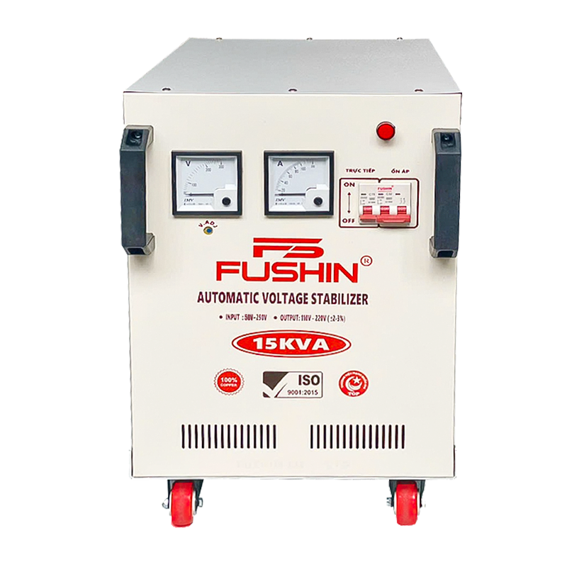 Ổn áp 1 Pha 15KVA điện áp dải 50V~250V