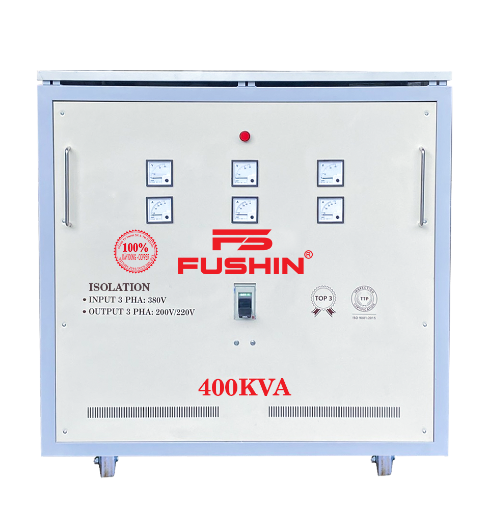 Biến áp 3 Pha cách ly 400KVA 380V/220V - DÂY ĐỒNG