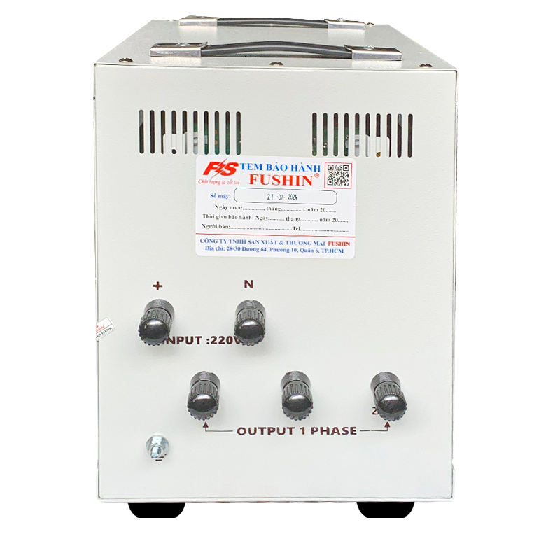 Ổn áp 1 Pha 5KVA điện áp dải 50V~250V