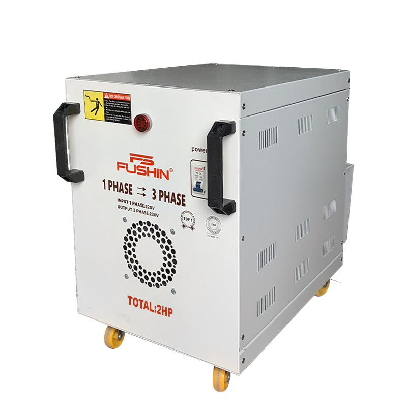 Biến áp 1 pha ra 3 pha 220V 2HP