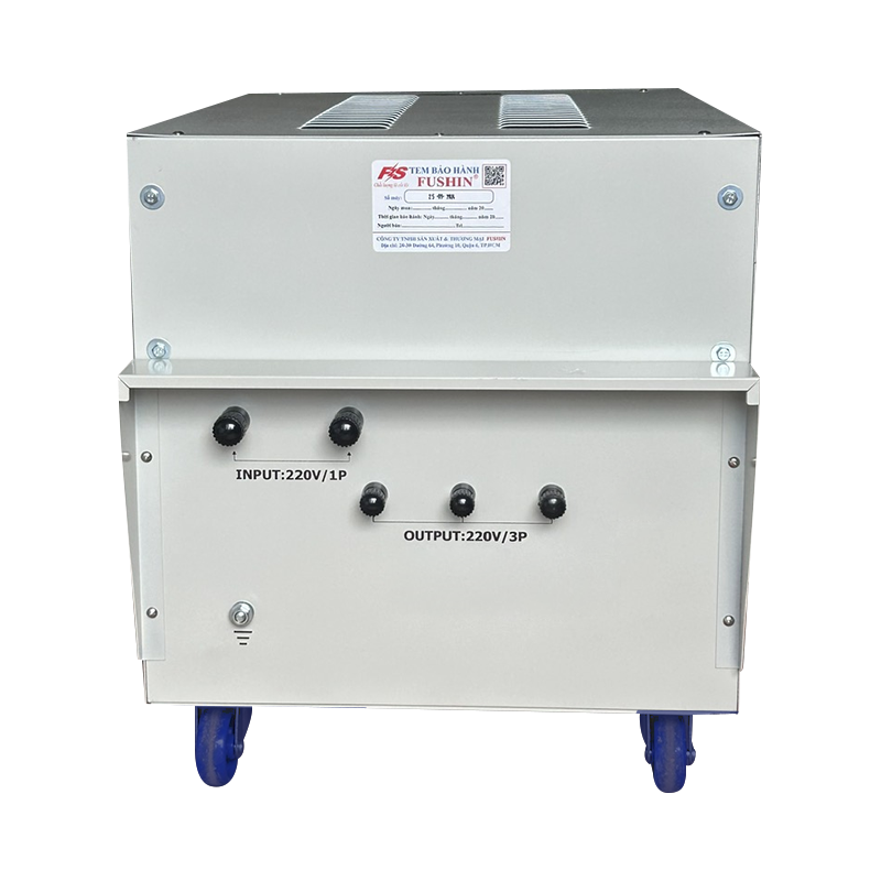 Biến áp 1 pha ra 3pha 220V 7.5HP